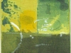 Giorgio Zucchini-Frammenti di un giardino - Gouache su tela - cm 25 x 15 021